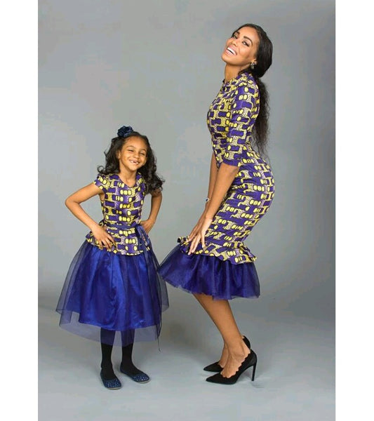 Pageant dress for girls. Mommy and me duo